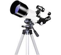 Telescopio astronómico, telescopio Profesional de observación de Estrellas 100x para Principiantes, telescopios refractores astronómicos para Adultos de 70 mm, con trípode Ajustable en Altura, bl