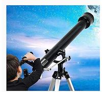 Telescopio astronómico, telescopios refractores astronómicos para niños de 60 mm, telescopio de observación de estrellas profesional para principiantes, ocular Sr4 / h12.5 / h20mm, trípode ajustable,