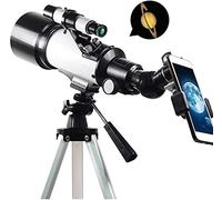 Telescopio astronómico Zoom 120X HD Ciencia educativa Telescopio Espacial monocular con trípode 70mm Alcance de localización para niños Principiantes