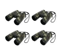 Telescopio binocular con patrón de camuflaje de 31 mm para niños (4 unidades) + correa para el cuello