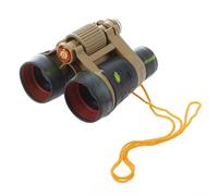 Telescopio binocular plegable verde de 3 aumentos para ni?os