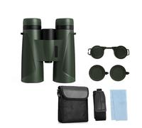 Telescopio Binoculares 12X42 con Poca luz BAK4-Prisma de Largo Alcance Resistente al Agua, Compatible Equipos Militares Caza y Acampada(TL-12X42-LS)