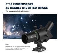 Telescopio buscador de estrellas 6x30, imagen vertical de 45 con punto de mira, óptica portátil