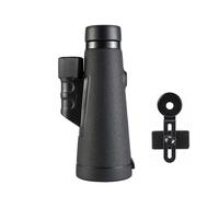 Telescopio con Lente Pro ED De 12x56, Ocular Grande, Monocular HD, Prisma BAK4 Ultra Totalmente Multicapa, Resistente Al Agua For Caza De Aves(12X50ED)