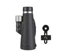 Telescopio con Lente Pro ED De 12x56, Ocular Grande, Monocular HD, Prisma BAK4 Ultra Totalmente Multicapa, Resistente Al Agua For Caza Aves(12x56ED)