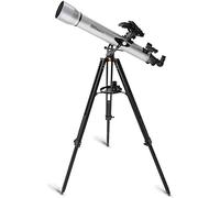 Telescopio conveniente, telescopio astronómico, telescopio de refracción de 80 mm con trípode, telescopio buscador de espacio profundo de espejo de 90°, telescopio de regalo para niños