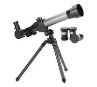 Telescopio de astronomía para niños, telescopio portátil de astronomía, telescopio refractor óptico con oculares HD, telescopio de viaje portátil para escuelas, niños, estudiantes, accesorios de