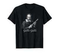Telescopio de astronomía renacentista Galileo Galilei Camiseta gráfica económica