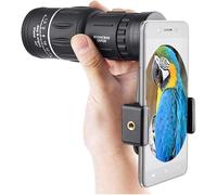 Telescopio de camping potentes monoculares 40x60 HD prismáticos zoom de largo alcance con clip para teléfono BAK4 prisma FMC Len