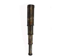 Telescopio de latón Antiguo Victoriano marítimo de 15 cm
