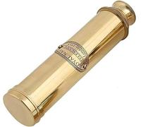 Telescopio de latón de estilo antiguo, 12 pulgadas, dorado