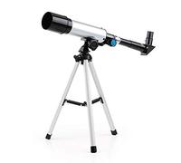 Telescopio de refracción astronómica HD 3X, lente óptica de vidrio recubierto completo, trípode portátil para almacenamiento de viaje al aire libre para principiantes, adultos y niños, TS doble la