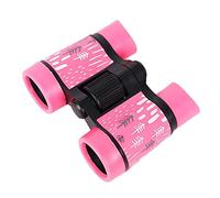 Telescopio de regalo de alta resolución para niños, prismáticos para senderismo, viajes, niños y niñas, color rosa