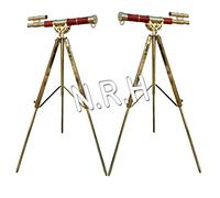 Telescopio de Suelo de latón con Madera marrón Anchormaster de 27 cm Coleccionable Regalo