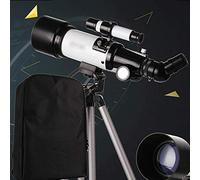 Telescopio de Viaje portátil para Adultos con Visor, telescopio para niños, Adultos, Principiantes en astronomía, telescopios refractores de 50 mm, Adaptador para teléfono Inteligente, Mochila y