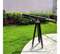 Telescopio dinámico de 65 Pulgadas con Funda de Piel Negra Regalos náuticos de Pirata | Nagina International