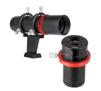 Telescopio guía SV165 Mini 40 mm F/4 de 1,25” y T2 for Anillos de telescopio guía de 6 Puntas de aleación de Aluminio mecanizado Piezas para telescopio astronómico(SV165-SV905C)