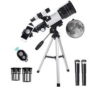 Telescopio HD, astronómico con trípode, Espejo Refractor de Alta definición de Alta Potencia para Principiantes Monoculares de Gran Apertura