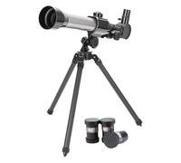Telescopio infantil portátil con trípode - Telescopio refractor óptico, oculares HD, monoculares de viaje | Observación de astronomía para lunas, estrellas, planetas, paisajes, juguetes educativos