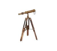 TELESCOPIO LATON MANGO 24X24X40 DESGASTADO MARRON