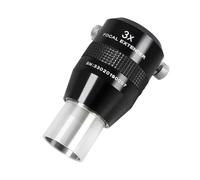 Telescopio Lente extensora de Metal con Lente Power Barlow de 31,7 mm apocromática y acromática 3X de 1,25 Pulgadas