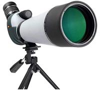 Telescopio, Lente óptica recubierta HD de refracción astronómica de 80 mm, trípode portátil de Enfoque de Dos velocidades a Prueba de Agua para Principiantes Almacenamiento de Viajes al Aire Libre,
