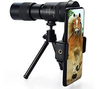 Telescopio monocular 10-300X Telescopio monocular de Alta Potencia Ocular 3000M Monocular Potente, para Viajes en la Playa observación de Aves Camping Senderismo