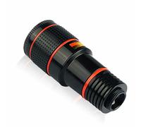 Telescopio Monocular 12 Veces Telescópico Naranja Círculo Telescopio de Telefonía Móvil de Alta Definición Gafas de Viaje Al Aire Libre,Negro