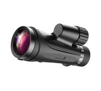 Telescopio monocular 12x50 ED monoculares de Vidrio for Adultos con Clip for teléfono IPX7 Resistente al Agua for Equipos observación Aves Observación y Registro