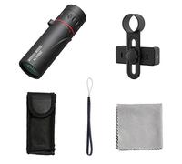 Telescopio monocular 2000x24 con enfoque óptico y aumento monocular, compatible con adultos y niños,
