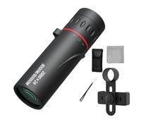 Telescopio Monocular 2000x24 Mini Portátil HD Visión Nocturna Binocular Impermeable Al Aire Libre Camping Escalada Observación De Aves Telescopios FáCiles De Usar(Telescope with Clip)