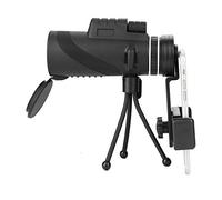 Telescopio Monocular 40x60 con Visión Diurna y Nocturna, Soporte de Enfoque Manual Telescopio de Visión Gran Angular 8X para Observación de Aves, Deporte al Aire Libre