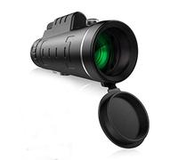 Telescopio Monocular 40X60 HD de Alta Potencia con Adaptador para Teléfono Inteligente Trípode Teléfono de Visión Nocturna Monoculares con Alimentación de 360° para Observación
