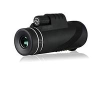 Telescopio monocular 40x60 Telescopio monocular de Alta definición para Exteriores con Soporte para teléfono y trípode, telescopio Compacto Impermeable para Senderismo, Caza, Turismo, observación de