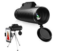 Telescopio Monocular 4K 10-300X 40 Mm, Telescopios Monoculares con Trípode para Teléfono Móvil, Adecuados para Adultos Y Niños Observación De Aves, Camping Y Senderismo