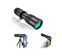 Telescopio monocular 4K 10-300X40mm, compacto, resistente al agua, ideal para adultos y niños - .