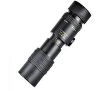 Telescopio monocular 4K Zoom binoculares monoculares El telescopio de Bolsillo admite el teléfono Inteligente para Tomar Fotos 10-30 25+Clip de cámara+Soporte de triángulo, para Interiores/Exteriores