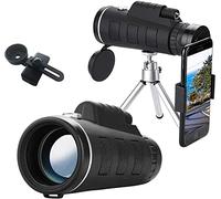 Telescopio Monocular 50x60, Materiales ópticos HD, Monocular Potente de Largo Alcance, máximo 9500m, para Deportes al Aire Libre y Camping