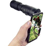 Telescopio monocular 8-12 para teléfono inteligente Telescopio para niños 4K 10-300X40mm Super Teleobjetivo Zoom Telescopio monocular, impermeable, a prueba de polvo, a prueba de golpes, trípode de