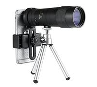 Telescopio Monocular 8-40X40 Zoom Retráctil Compacto Impermeable Bak4 Professional HD Ed Glass con Trípode Clip para Teléfono con Trípode