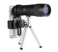 Telescopio Monocular 8-40x40, Zoom retráctil Compacto, Resistente al Agua, Bak4, Vidrio ED Profesional HD con trípode, Soporte para teléfono