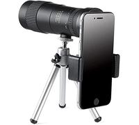Telescopio Monocular 8-40x40, Zoom retráctil Compacto, Resistente al Agua, Profesional, HD, Vidrio ED con trípode, Clip para teléfono