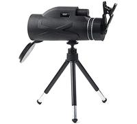 Telescopio monocular 80X100 Ampliación Lente de Senderismo Visión Nocturna portátil Binoculares HD Zoom Camping Cámara Impermeable C,h Telescopio eléctrico (C)