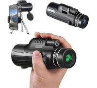 Telescopio monocular 80x100 con visión nocturna, monoculares para adultos para observación de estrellas, telescopios terrestres portátil