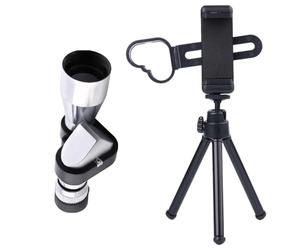 Telescopio Monocular: Alcance de Bolsillo de Alta definición portátil con Soporte de teléfono | Monocular de Viajes fáciles de observación de Aves, Aventuras al Aire Libre, Acampar, vergüenza de