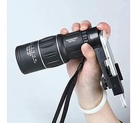 Telescopio monocular con Lente óptica HD de Aumento 16X52 con trípode y Clip para teléfono Universal Monocular para observación de Aves y Senderismo