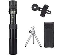 Telescopio monocular con súper Zoom 4K 10-300X40mm Binoculares BAK4 Monocular portátil de Alta definición a Prueba de Agua para Viajes Telescopio para Acampar