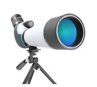 Telescopio Monocular con Zoom 20-60x80, Telescopio Potente BAK4, Ocular Grande, Lente Óptica De Doble Enfoque, Trípode For Avistaje De Aves(with Adapter)