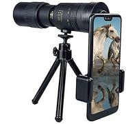Telescopio Monocular con Zoom 4K 10 300X40Mm, telescopio Resistente al Agua con trípode Adaptador para teléfono Inteligente y visión Nocturna para observación de Aves/Camping Little Surprise