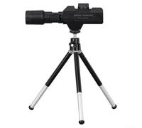 Telescopio monocular con zoom 70X, alcance digital HD con adaptador de smartphone y trípode para conciertos, teatro, ópera, observación de vida silvestre, unidad portátil negra